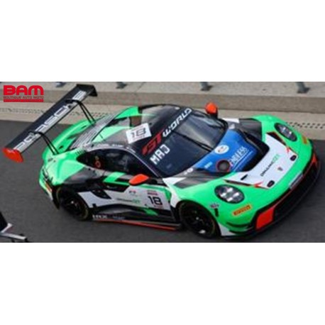 SPARK SB865 PORSCHE 911 GT3 R (992) N°18 Dinamic GT 24H Spa 2025 M. Campbell - B. Buus - M. Jaminet (300ex.) 1/43