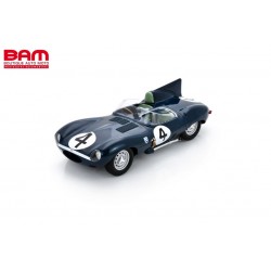 SPARK 18LM56 JAGUAR D Type N°4 Vainqueur 24H Le Mans 1956 N. Sanderson - R. Flockhart 1/18