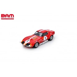 SPARK 18S853 CORVETTE C3 N°1 24H Le Mans 1969 H. Greder - R. Wisell 1/18
