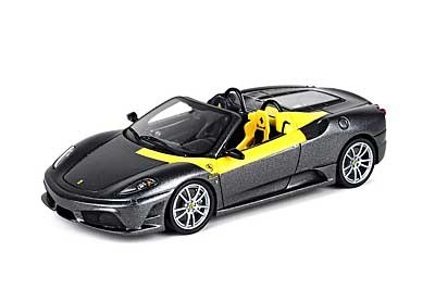 BBR BBR234VR FERRARI F430 SCUDERIA SPIDER 16M GREY/YELLOW 1.43