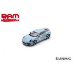 SCHUCO 43U00003 PORSCHE 911 Sport Classic (992) - Meissen blue with heritage package - 2022 1/43