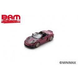 SCHUCO 43U00011 PORSCHE 718 Spyder RS ruby-star with Weissach Package - 2023 1/43