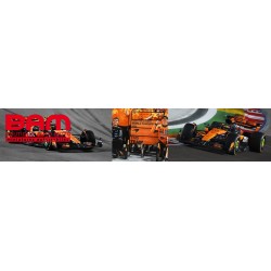 SPARK 64S084 MCLAREN MCL39 N°4 & N°81 Formule 1 Champion Constructeur 2025 Lando Norris & Oscar Piastri 1/64