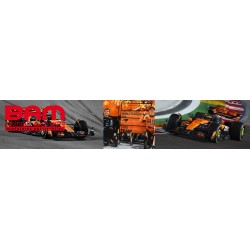 SPARK S9590 MCLAREN MCL39 N°4 & N°81 Formule 1 Champion Constructeur 2025 Lando Norris & Oscar Piastri 1/43