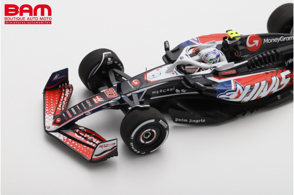 SPARK S9557 HAAS VF-24 N°27 MoneyGram Haas F1 Team 8ème GP US 2024