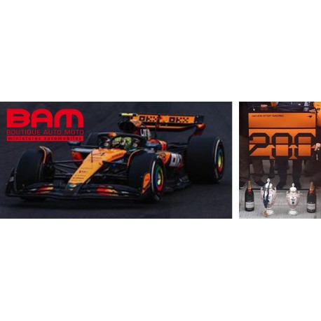 SPARK S9640 MCLAREN MCL39 N°4 McLaren Formula 1 Team Vainqueur GP Hongrie 2025 Lando Norris 1/43