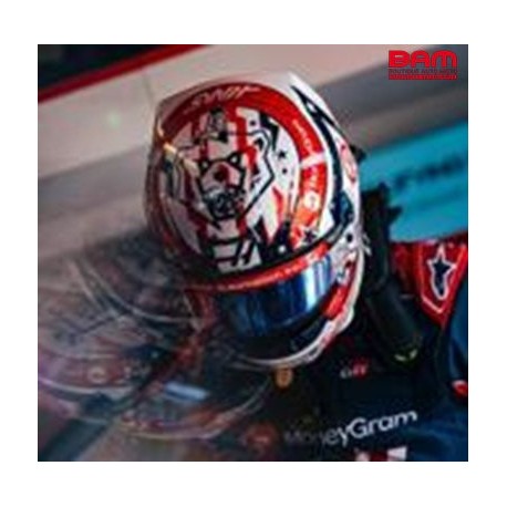 SPARK 5HF229 CASQUE Ollie Bearman MoneyGram Haas F1 Team GP US 2025 1/5