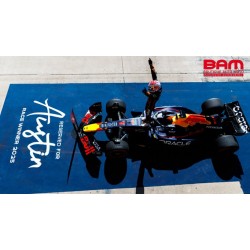 SPARK 64S095 RED BULL Racing RB21 N°1 Oracle Red Bull Racing Vainqueur GP US 2025 Max Verstappen 1/64