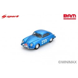 SPARK S6138 PORSCHE 356 1500 N°259 Rallye Monte Carlo 1955 C. Cooper - J. Fischel 1/43