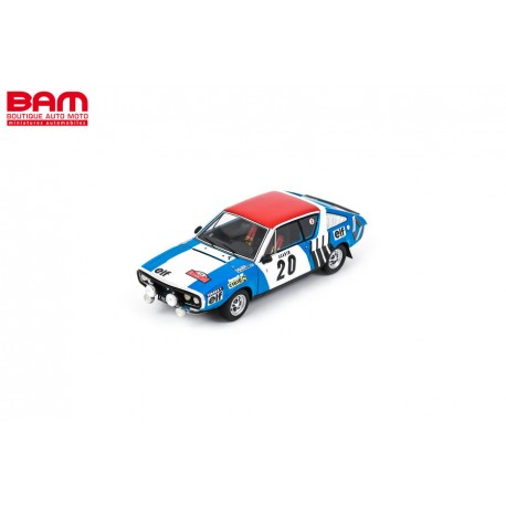 Spark S6445 1/43 RENAULT 17 NO.5 RALLYE DU BANDAMA 1973 J-F. PIOT - F. JAUBERT