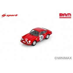 SPARK S6613 PORSCHE 911S N°28 Rallye Monte Carlo 1969 V. ElFORD - D. Stone 1/43