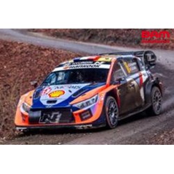 SPARK S6907 HYUNDAI i20N Rally1 N°16 3ème Rallye Monte Carlo 2025 A. Fourmaux - A. Coria 1/43