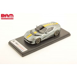 LOOKSMART LS530A FERRARI 812 COMPETIZIONE GRIGIO COBURN WITH YELLOW LIVE 1/43