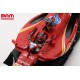 LOOKSMART LS18F1072 FERRARI SF-24 N°16 3ème GP Abu Dhabi 2024 Charles Leclerc (1/18)