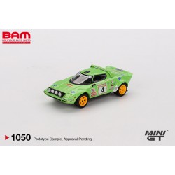 MINI GT MGT01050-L LANCIA Stratos HF N°4 Champion Rallye Espagne 1979 1/64