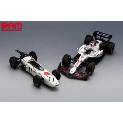 SPARK SP753 HONDA RA272 N°11 Yuki Tsunoda + RED BULL Racing RB21 N°1 1er GP Japon 2025 1/43