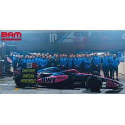 SPARK S9673 ALPINE A525 N°10 BWT Alpine Formula One Team GP Las Vegas 2025 Pierre Gasly avec Pit board 1/43