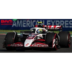 SPARK S9676 HAAS VF-25 N°87 MoneyGram Haas F1 Team 4ème GP Méxique 2025 Oliver Bearman avec pit board 1/43