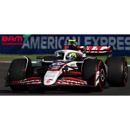 SPARK S9676 HAAS VF-25 N°87 MoneyGram Haas F1 Team 4ème GP Méxique 2025 Oliver Bearman avec pit board 1/43
