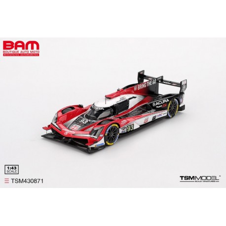 TRUESCALE TSM430871 ACURA ARX-06 N°93 Acura Meyer Shank Racing 12H Sebring 2025 R. van der Zande - N. Yelloly - A. Palou 1/43