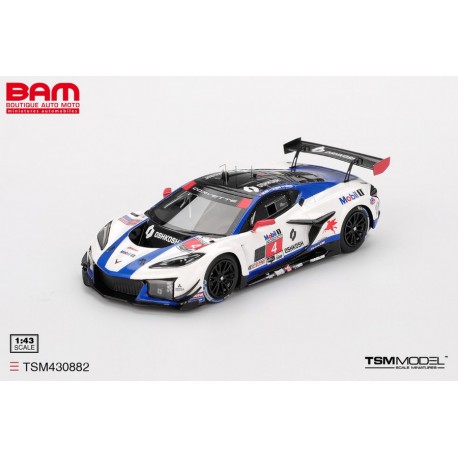 TRUESCALE TSM430882 CHEVROLET Corvette GT3 R N°4 Corvette Racing by Pratt Miller Motorsports 12H Sebring 2025 1/43