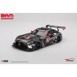 TOP SPEED TS0669 MERCEDES AMG GT3 EVO N°69 Getspeed 24H Daytona 2025 L. Stolz - F. Schiller - M. Martin - A. Bartone 1/18