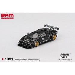 MINI GT MGT01081-L LAMBORGHINI Countach LB-WORKS Black 2024 1/64