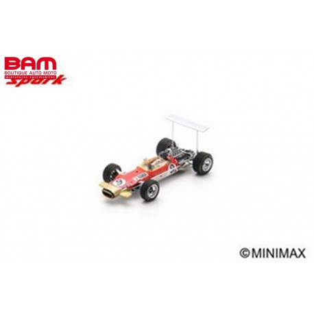 SPARK S6367 LOTUS 49B N°9 GP Grande Bretagne 1968 Jackie Oliver 1/43