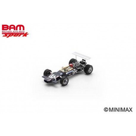 SPARK S6368 LOTUS 49B N°22 Vainqueur GP Grande Bretagne 1968 Jo Siffert 1/43