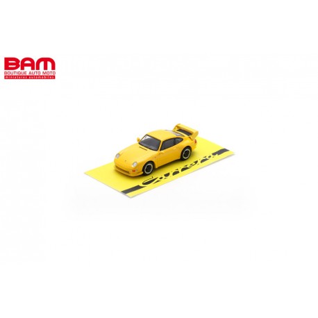 SPARK 64SP007-F PORSCHE 911(993) RS Clubsport 1995 Jaune/Noir 1/64