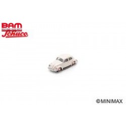 SCHUCO 64U00016 VW Käfer Lowride Blanc 1/64