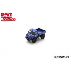 SCHUCO 64U00018 UNIMOG U406 THW Bleu 1/64