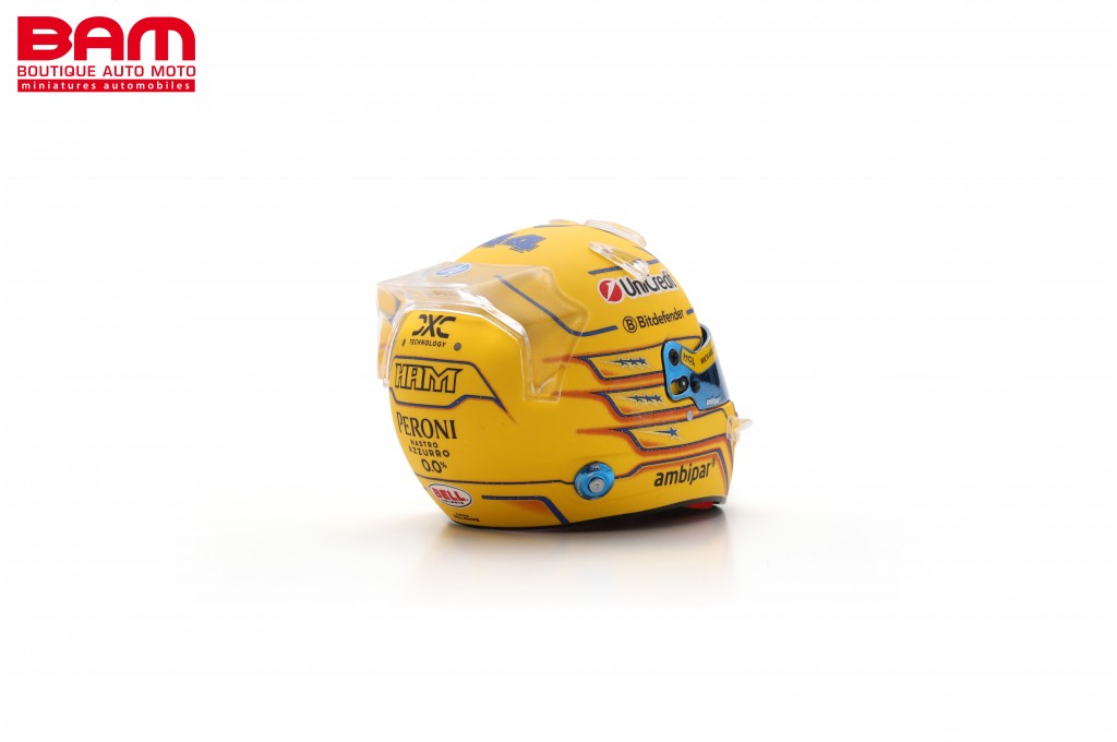 Casque Ferrari Lewis Hamilton 2025 échelle 1/5 Par Looksmart – Neuf LSHEL008