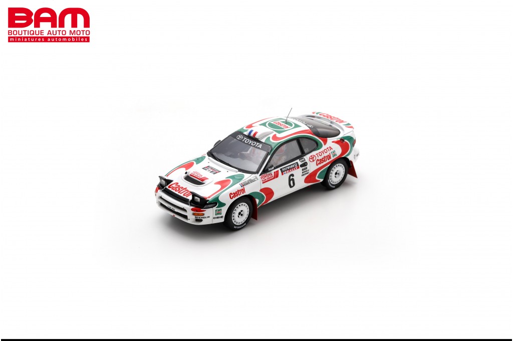 1/43 スパーク　トヨタ　セリカ　ターボ　4WD RAC ラリー 1994 SPARK SP756 TOYOTA CELICA TURBO 4WD 6 NETWORK Q RAC RALLYE 1994 D
