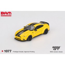 MINI GT MGT01077-L FORD Mustang LB-WORKS Triple Yellow 2015 1/64