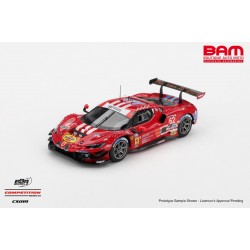 BBR CS019 FERRARI 296 GT3 N°62 Risi Competizione 24H Daytona 2024 D. Serra - D. Rigon - A. Pier Guidi - J. Calado 1/43
