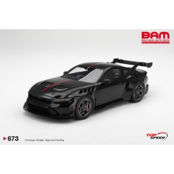 TOP SPEED TS0673 FORD Mustang GTD Shadow Black 2025 1/18