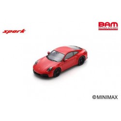SPARK 18S1092 PORSCHE 911 Carrera GTS Coupe (992.2) - Guardsred 1/18