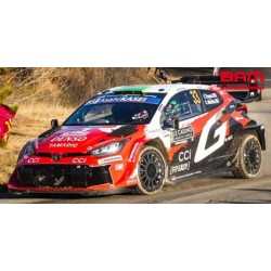 SPARK S6913 TOYOTA GR Yaris Rally1 N°33 TOYOTA GAZOO RACING WRT 2ème Rallye Monte Carlo 2026 E. Evans - S. Martin 1/43