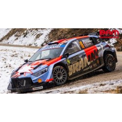 SPARK S6918 HYUNDAI i20 N Rally1 N°16 HYUNDAI SHELL MOBIS WORLD RALLY TEAM Rallye Monte Carlo 2026 A. Fourmaux - A. Coria 1/43