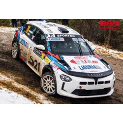 SPARK S6941 LANCIA Ypsilon N°70 GIANCARLO DE MATTEIS Rallye Monte Carlo 2026 G. de Matteis - G. Bico 1/43