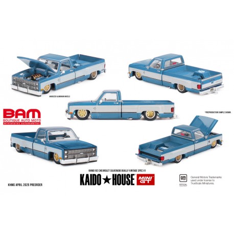 MINI GT KHMG192 CHEVROLET Silverado Dually Vintage Spec V1 (1/64)