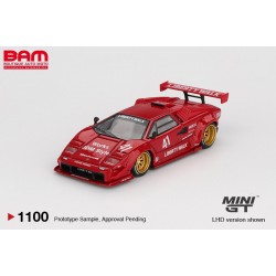 MINI GT MGT01100-L LAMBORGHINI Countach LB-Works Red 2025 1/64