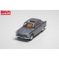 MILEZIM By Spark Z0832 PEUGEOT 404 Super Luxe 1962 Gris Metal 1/43