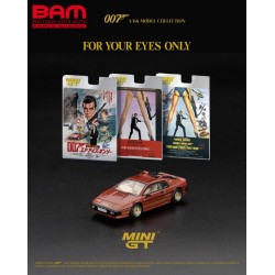 MINI GT MGT00912-007E LOTUS Esprit turbo For Your Eyes Only Packaging anglais 1981 1/64