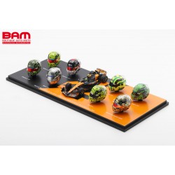 SET modèle spécial Lando Norris 2025 - S9678 et 8 casques