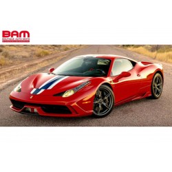 LOOKSMART LS1221A FERRARI 458 Speciale - Rosso Corsa avec livrée Nart 1/12