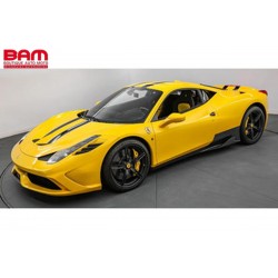LOOKSMART LS1221B FERRARI 458 Speciale - Giallo Modena avec livrée Racing 1/12