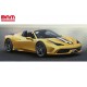 LOOKSMART LS1222A FERRARI 458 Speciale A - Giallo Tristrato avec livrée Nart 1/12