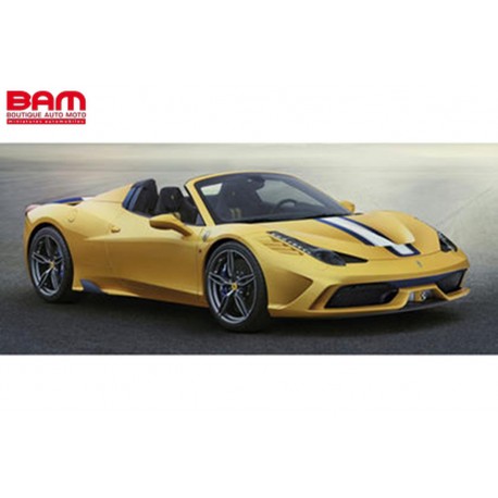 LOOKSMART LS1222A FERRARI 458 Speciale A - Giallo Tristrato avec livrée Nart 1/12